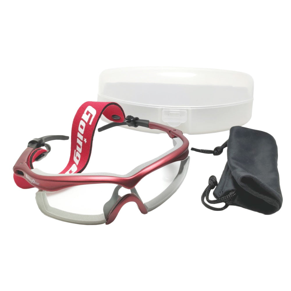 GOING ON - PINACLE - Protective Sports Glasses - Junior / Red