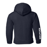 Hooded sweater, Kangaroo type - Junior - Navy