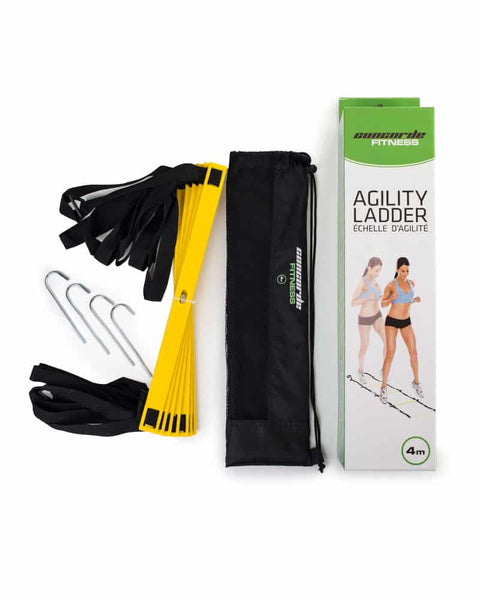 Échelle D'Agilité En Terre De Diatomée – 360x40 Cm, Antidérapante, 1150 G, Espacement Réglable, Pour Foot, Boxe, Tennis