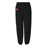 Rouge et Or Badminton - Pantalon molletonné - Adulte - Noir