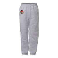Rouge et Or Badminton - Pantalon molletonné - Juvénile - Gris sport