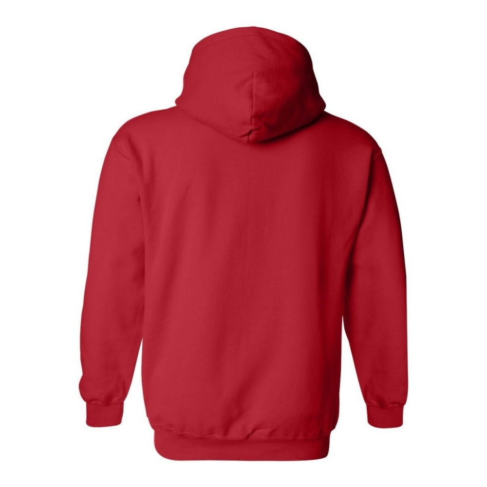 Rouge et Or Badminton - Chandail molleton à capuchon (Kangourou/Hoodie) - Adulte - Rouge