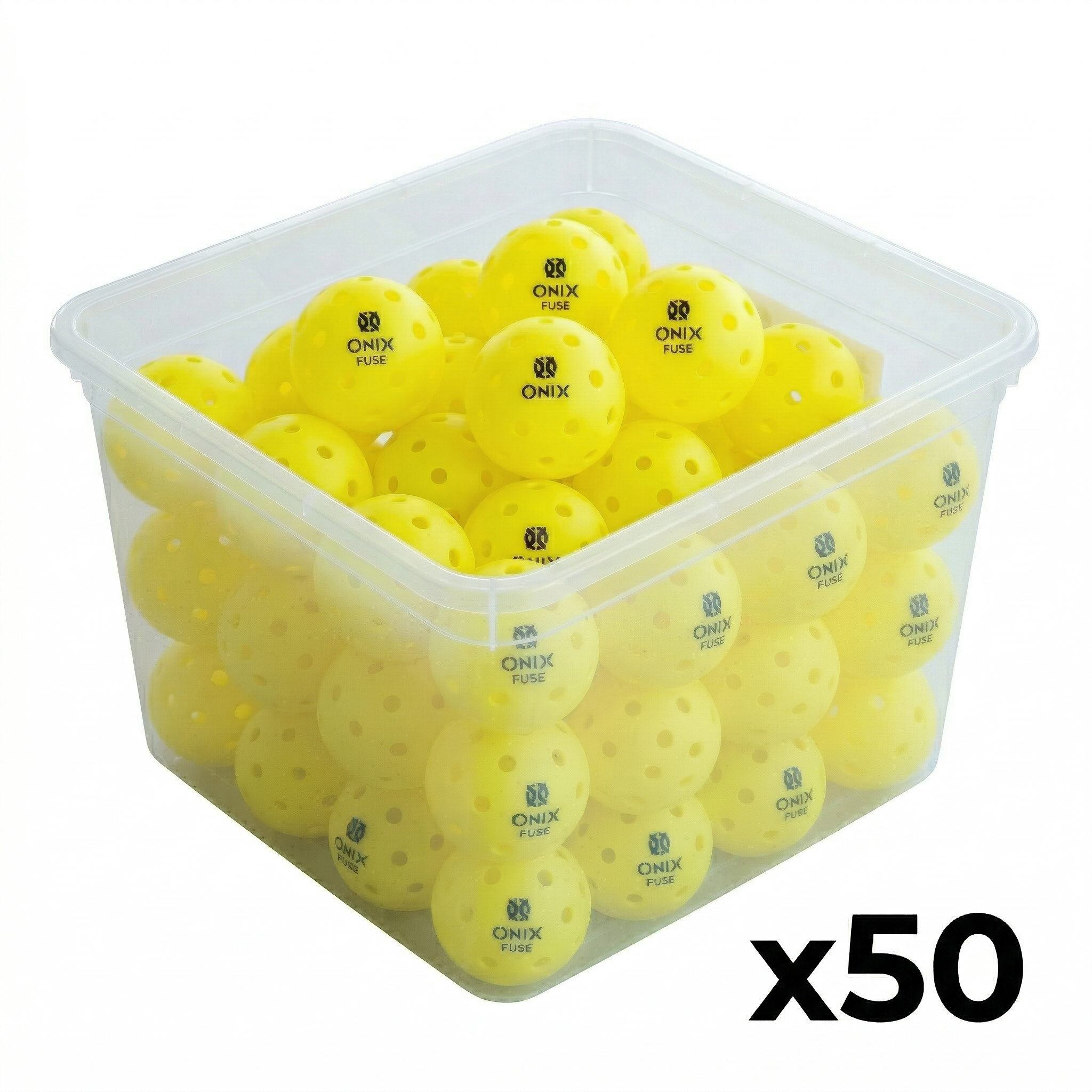 Lot de 50 balles de pickleball Onix Fuse - Durabilité supérieure