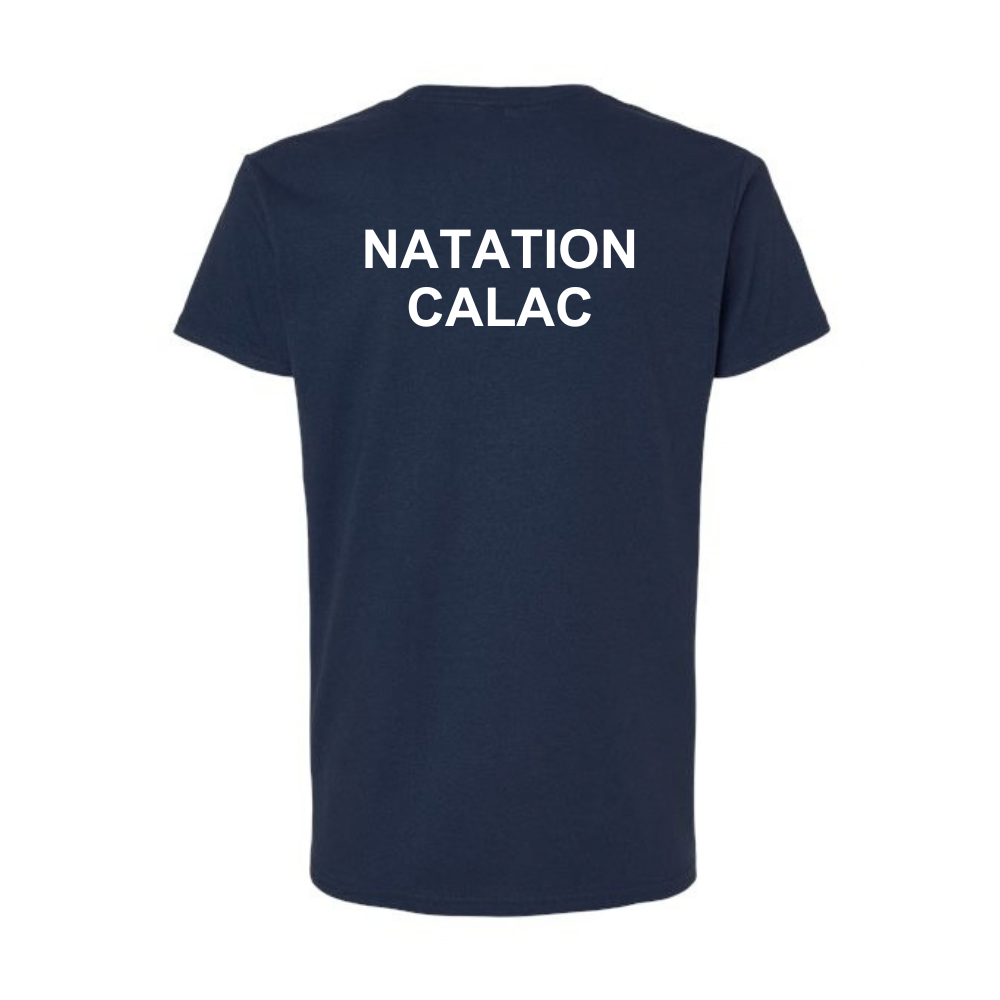CALAC - Chandail à manches courtes en coton - Féminin - Marine