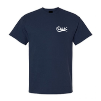 Short-sleeved cotton sweater - Men's - Navy
