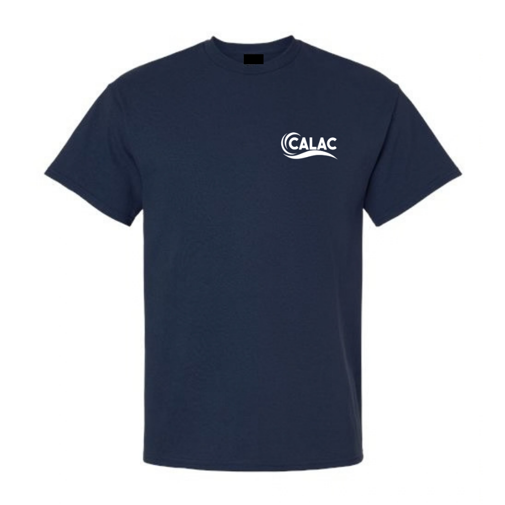 Short-sleeved cotton sweater - Men's - Navy
