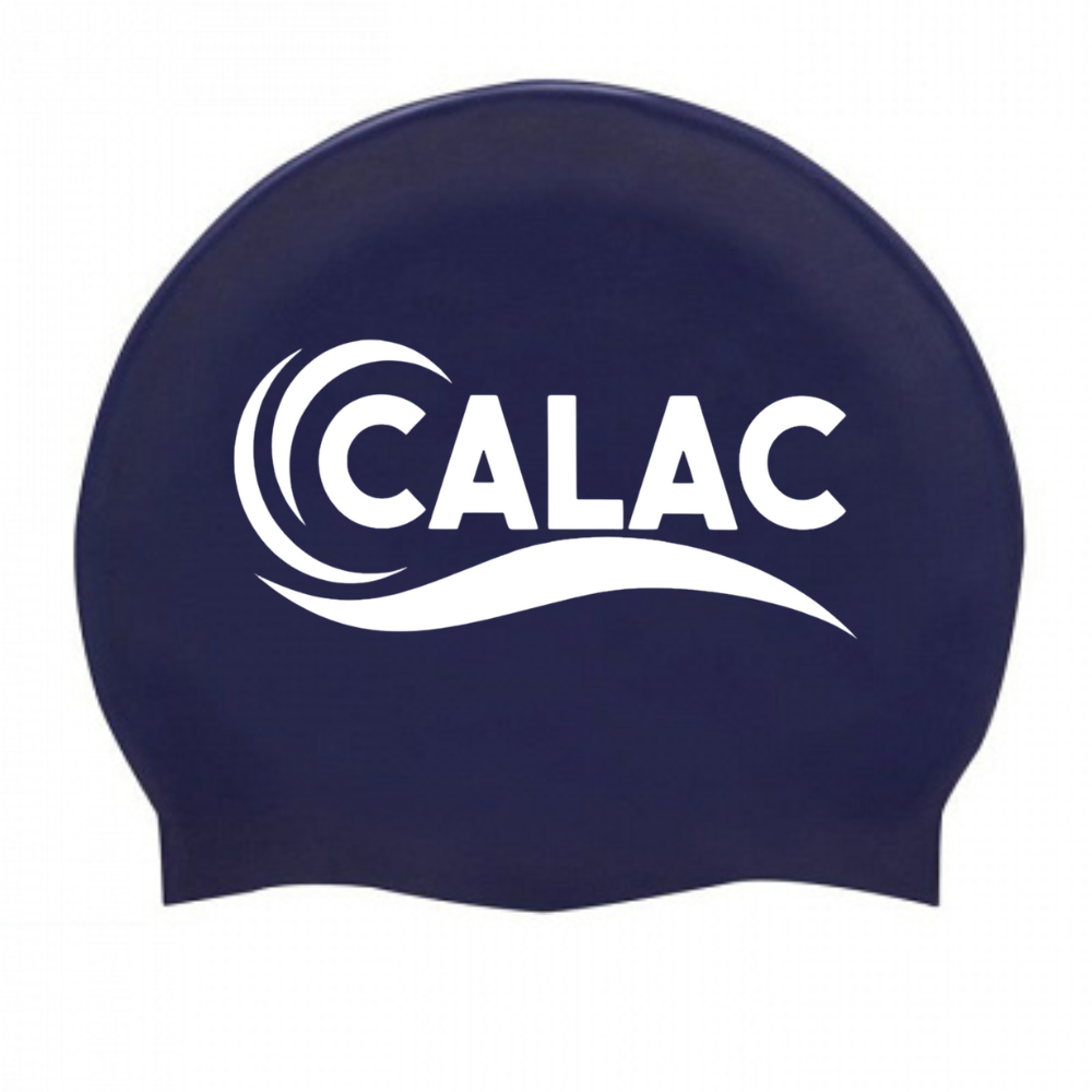 CALAC - Casque de bain en silicone - Marine