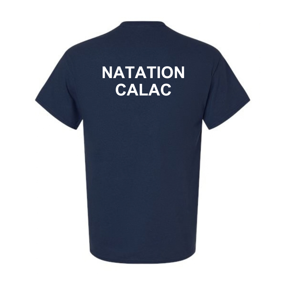 Short-sleeved cotton sweater - Men's - Navy