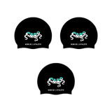 CARO - Custom Silicone Swim Caps - Black