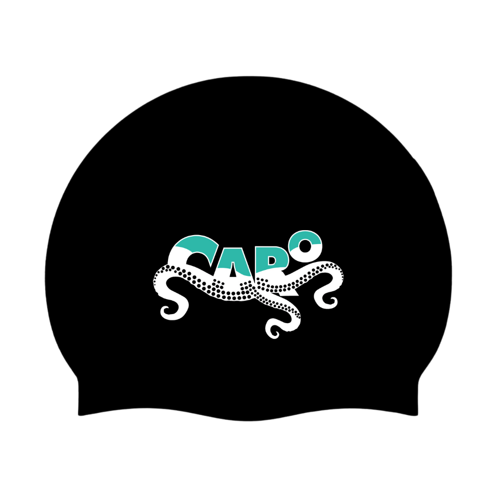 Silicone Bathing Cap - Black