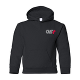 Fleece hooded sweater (Kangaroo/Hoodie) - Juvenile - Black