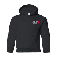 Fleece hooded sweater (Kangaroo/Hoodie) - Juvenile - Black