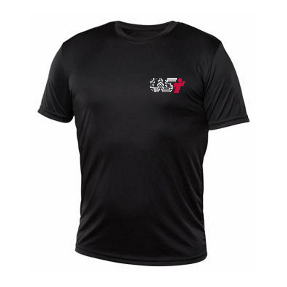 Short-sleeved technical sweater - Men - Black