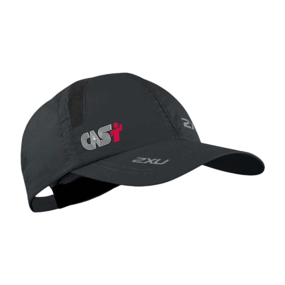2XU - RUN CAP - Lightweight cap - Regular size - Black