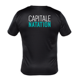 Capitale Natation - Chandail technique à manches courtes - Homme - Noir