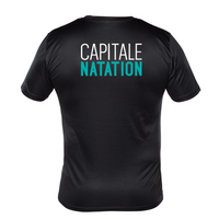 Capitale Natation - Chandail technique à manches courtes - Homme - Noir