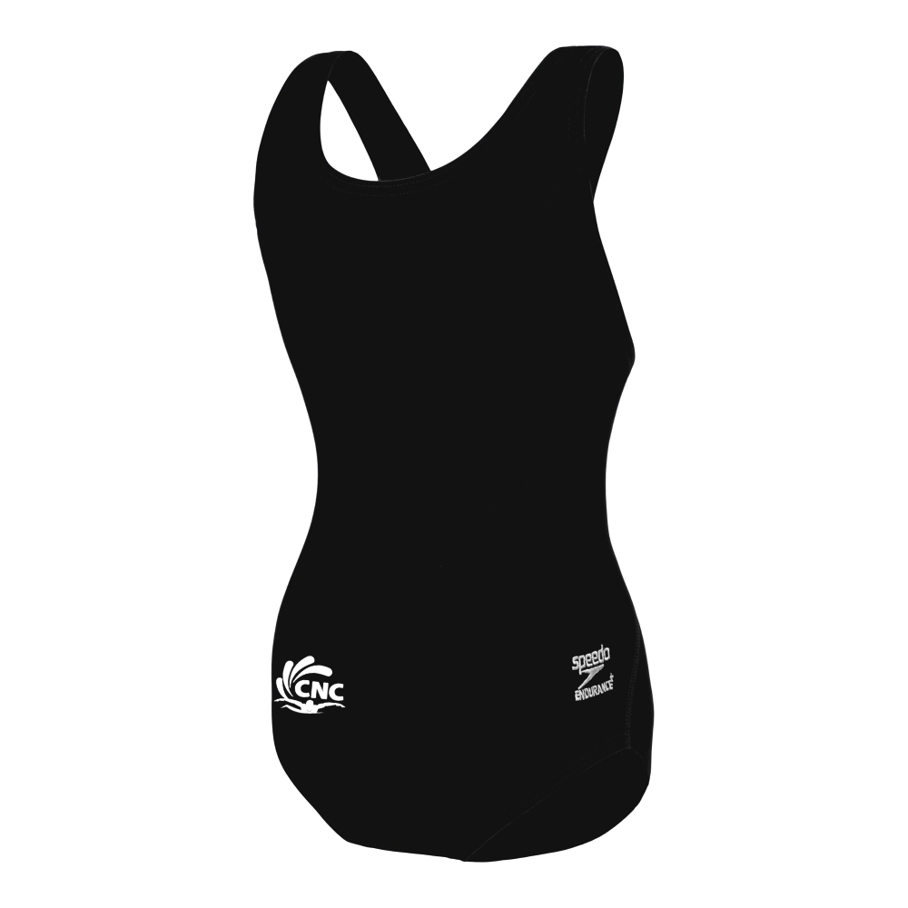 CNC - Speedo Solid Super Pro Back Endurance+ JUNIOR - Maillot d’entraînement pour filles - Noir