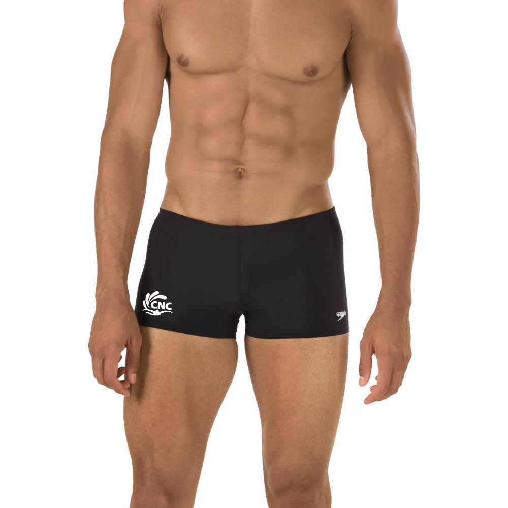 CNC - Speedo Squared Endurance+ - Maillot de bain pour hommes - Noir
