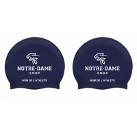 CNDF - Custom Silicone Swim Caps - Navy