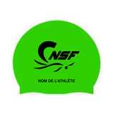CNSF - Casques de bain en silicone personnalisés - Vert néon