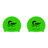 CNSF - Casques de bain en silicone personnalisés - Vert néon