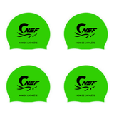 CNSF - Casques de bain en silicone personnalisés - Vert néon