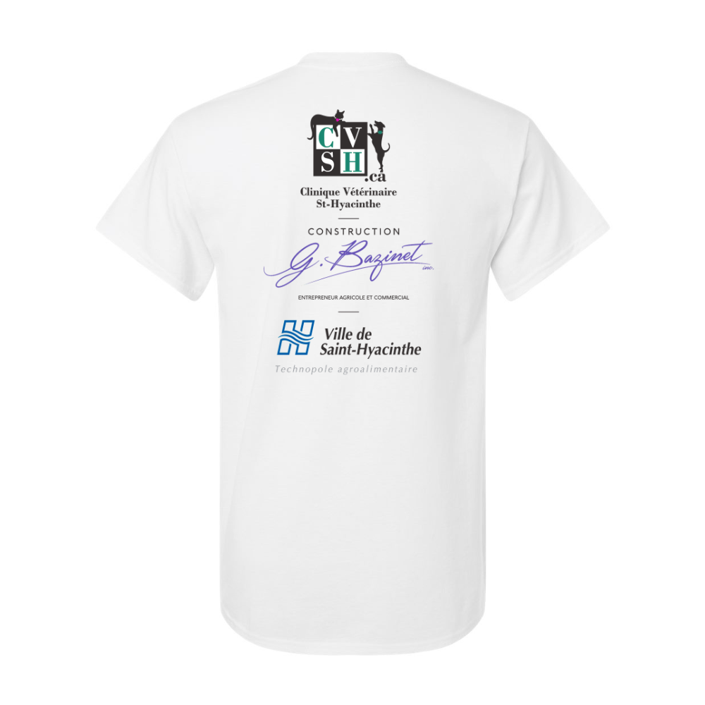 Short-sleeved cotton sweater - Men's - White