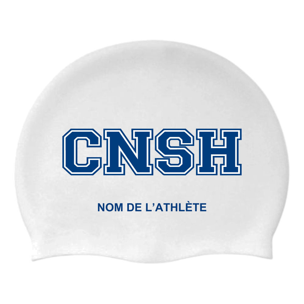 CNSH - Casques de bain en silicone personnalisés - Blanc