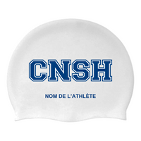 CNSH - Custom silicone bathing caps - White