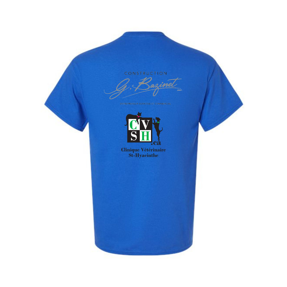 CNSH - Rentrée 2025 - Chandail à manches courtes en coton - Masculin - Royal
