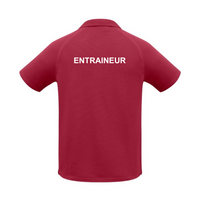 CNSH - Polo - ENTRAINEUR - Masculin - Rouge