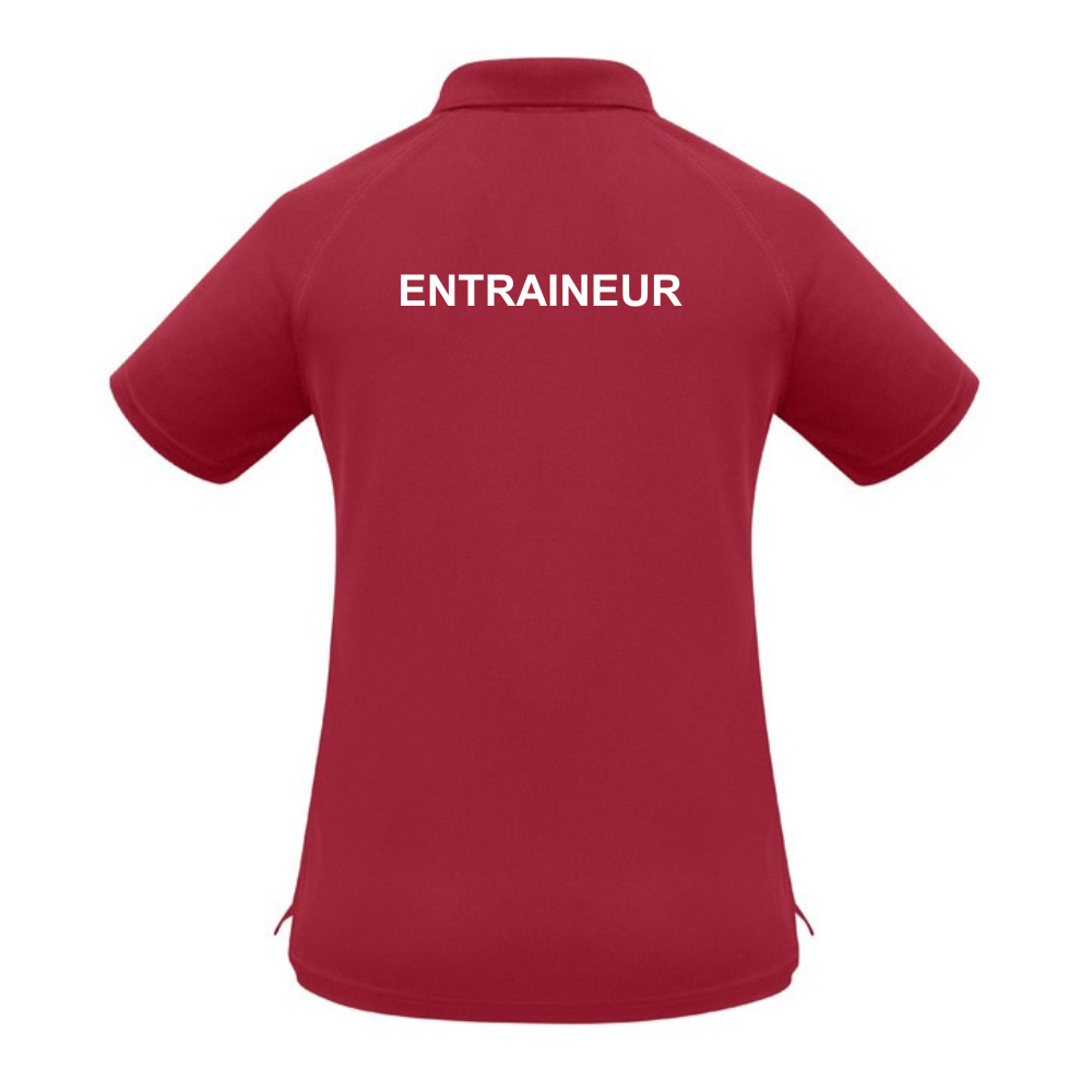 CNSH - Polo - ENTRAINEUR - Féminin - Rouge
