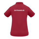CNSH - Polo - ENTRAINEUR - Féminin - Rouge