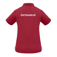 CNSH - Polo - ENTRAINEUR - Féminin - Rouge