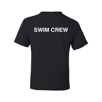 CNSI - Chandail à manches courtes dryblend - Juvénile - SUPPORTEUR - SWIM CREW - Noir