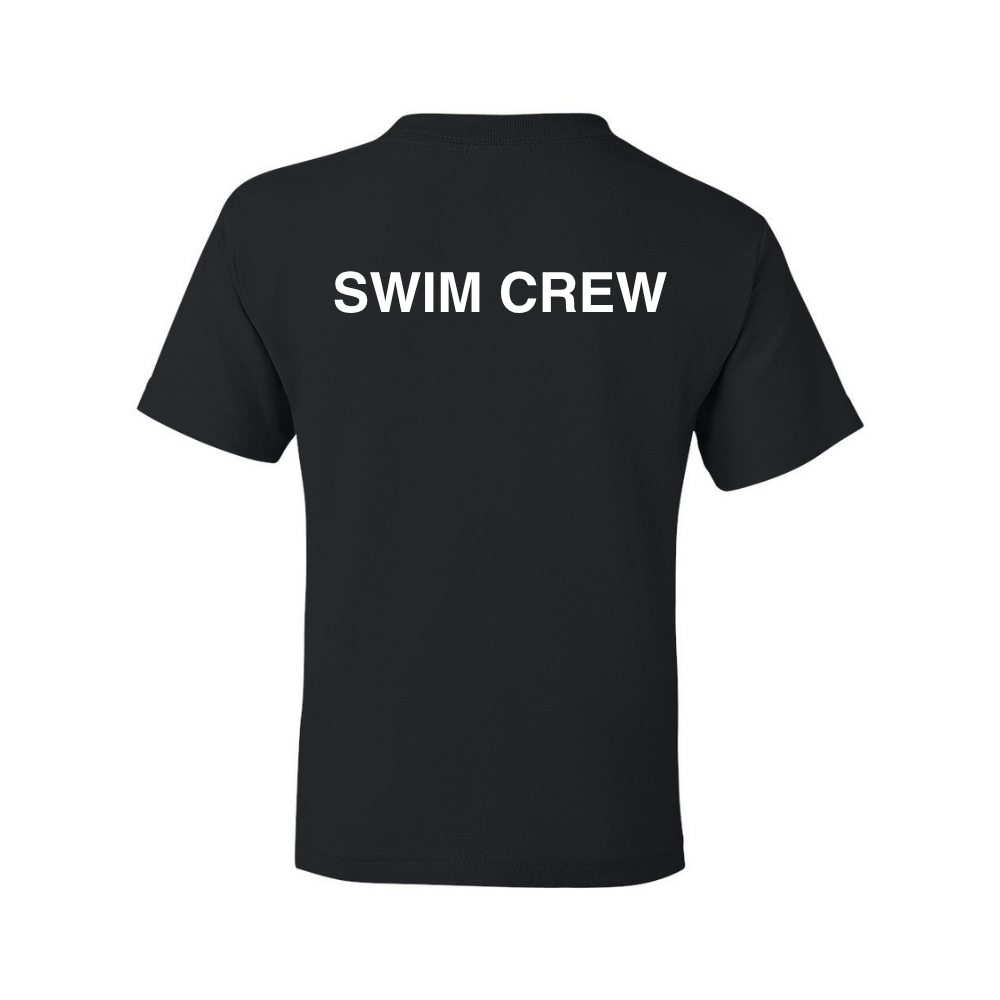 CNSI - Chandail à manches courtes dryblend - Juvénile - SUPPORTEUR - SWIM CREW - Noir