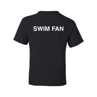 CNSI - Chandail à manches courtes dryblend - Juvénile - SUPPORTEUR - SWIM FAN - Noir