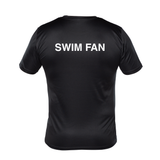 CNSI - Chandail technique à manches courtes - Homme - SUPPORTEUR - SWIM FAN - Noir