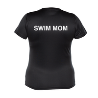 Short-sleeved technical sweater - Women - Black
