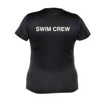 CNSI - Chandail technique à manches courtes - Féminin - SUPPORTEUR - SWIM CREW - Noir