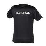 CNSI - Chandail technique à manches courtes - Enfant - SUPPORTEUR - SWIM FAN - Noir