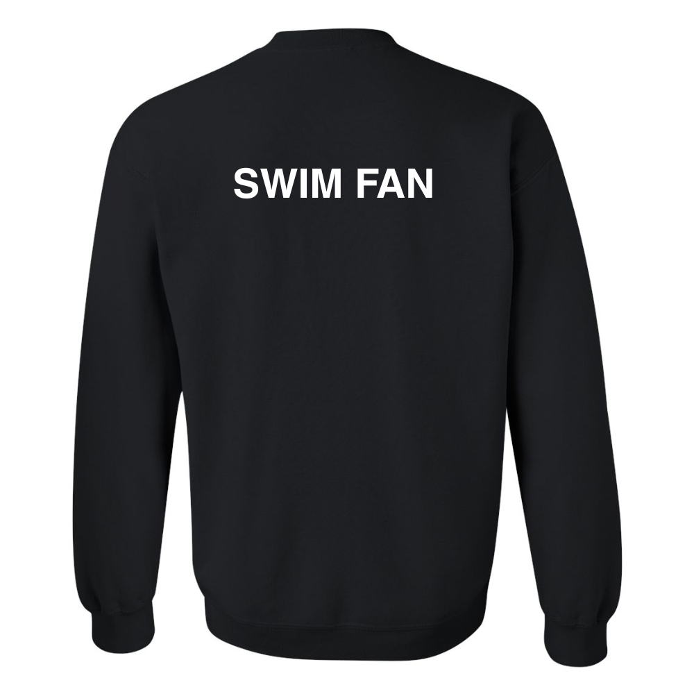 CNSI - Chandail molleton (coton ouaté) - Adulte - SUPPORTEUR - SWIM FAN - Noir