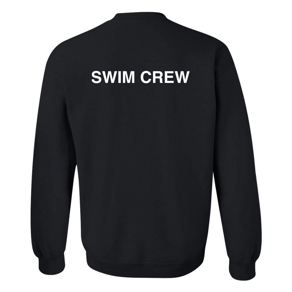 CNSI - Chandail molleton (coton ouaté) - Adulte - SUPPORTEUR - SWIM CREW - Noir