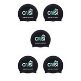 Silicone swimming helmet - Black