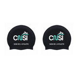 Silicone swimming helmet - Black