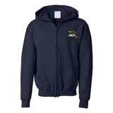 Hooded fleece jacket with zip - Juvenile