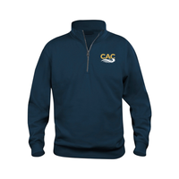 Club Aquatique Charlesbourg - Unisex Half-Zip Hoodie - Navy