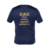 Club Aquatique Charlesbourg - Short-sleeved technical sweater - Men - Navy