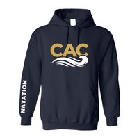 Club Aquatique Charlesbourg - Hooded sweater, Kangaroo type - Adult - Navy