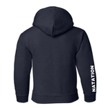Club Aquatique Charlesbourg - Hooded sweater, Kangaroo type - Juvenile - Navy